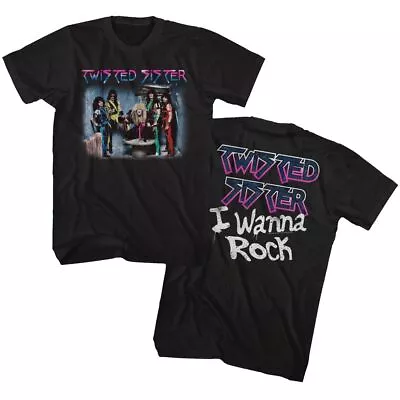 Buy Twisted Sister - I Wanna Rock - Short Sleeve - Adult - T-Shirt • 32.82£