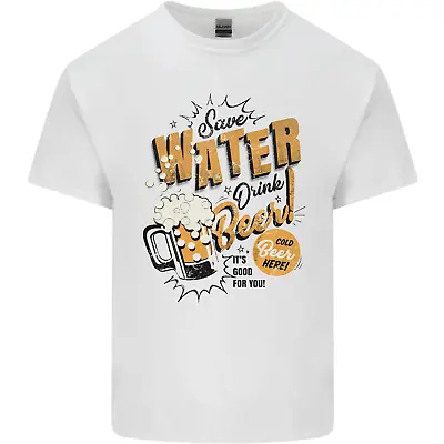 Buy Save Water Drink Beer Funny Alcohol Mens Cotton T-Shirt Tee Top • 10.99£