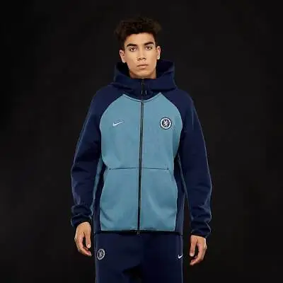 Buy Nike Chelsea FC Tech Fleece Hoodie Men's Size Small New - AH5198 455 • 69.95£