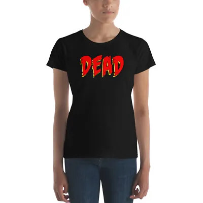 Buy Dead Depressed Gothic Emo Style Women's Short Sleeve Babydoll T-shirt • 26.89£