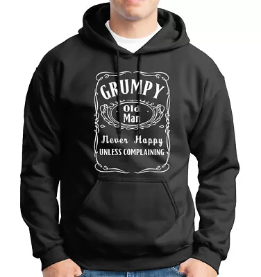 Buy Men's Grumpy Old Man Dad Grandad Bikers Top Birthday Christmas Gift Funny Hoodie • 24.99£
