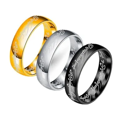 Buy Stainless Steel LOTR Ring Fan Gift High Quality Fashion Jewelry • 3.59£