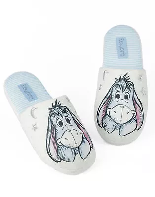 Buy Disney Grey Mule Slippers (Womens) • 16.99£