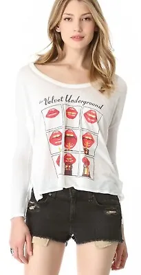 Buy Velvet Underground Long Sleeve Shirt Chaser Large Andy Warhol 60's Band Tee • 32.46£