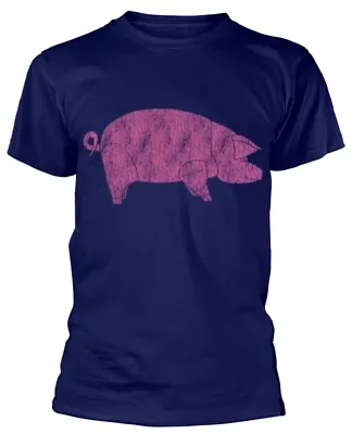 Buy Pink Floyd Animals Pig Navy T-Shirt - OFFICIAL • 16.29£