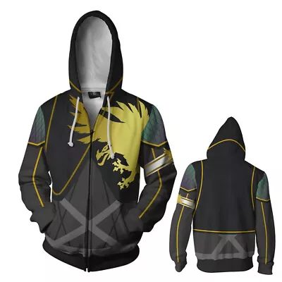 Buy Hot Game Destiny 2 Hoodie 3D Print Full Zipper Sweatshirt Jacket Cosplay Costume • 21.59£