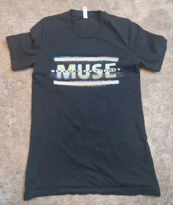 Buy Muse T Shirt Simulation Theory Rare Rock Band Tour Merch Tee Size Small Black • 13.50£