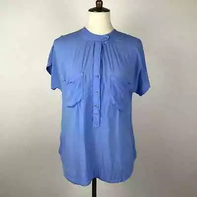 Buy Cloth & Stone Women Sz S Top Pullover Button Down Blue • 20.84£