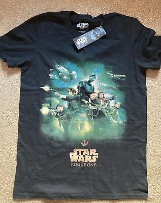 Buy Star Wars Rogue One Official Mens Large T-Shirt, Cotton T-Shirt Size Small • 8£