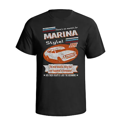 Buy Morris Marina 1971 Retro Style Car Mens Organic Cotton T-Shirt Eco Friendly Gift • 10.34£