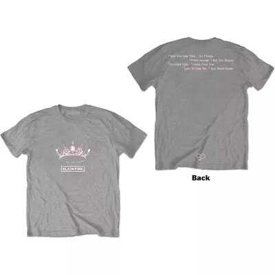 Buy Blackpink The Album - Crown Grey Official Tee T-Shirt Mens • 17.13£