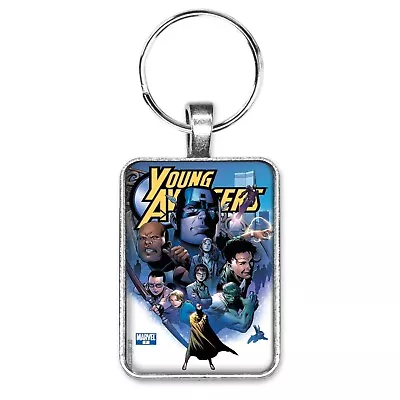 Buy Young Avengers #7 Cover Key Ring Or Necklace Classic Marvel Comic Book Jewelry • 10.22£