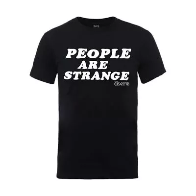 Buy The Doors People Are Strange Black And White T-Shirt - Unisex Loose Music Merch • 17.95£