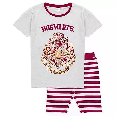 Buy Harry Potter Womens/Ladies Hogwarts Crest Short Pyjama Set NS6617 • 19.65£