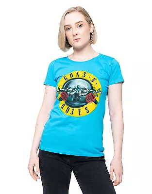 Buy Guns N Roses Classic Logo Skinny T Shirt • 14.93£