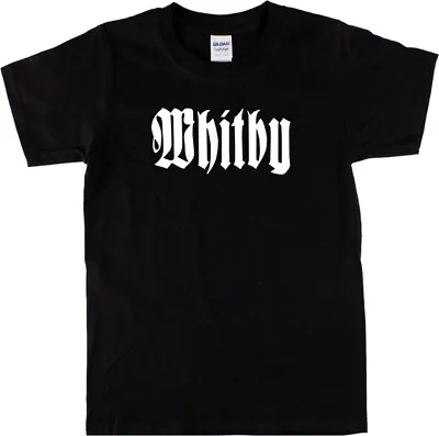 Buy Whitby T-Shirt - Yorkshire Souvenir, Gothic, Dracula, Various Colours • 19.99£