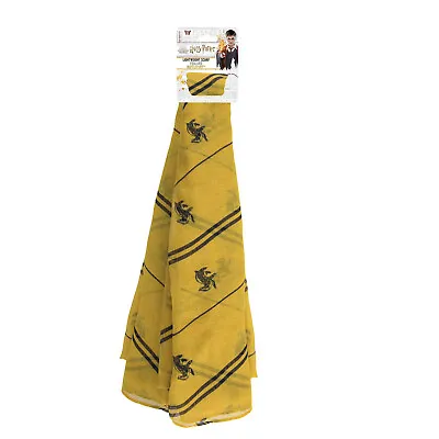 Buy Harry Potter Hufflepuff Lightweight Scarf By Cinereplicas In Yellow HPE60249 • 23.27£