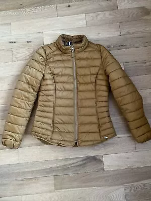 Buy Joules Canterbury Padded Jacket / Coat Size 12 - Golden • 19.95£