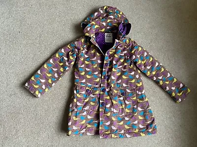 Buy Mini Boden Girls Bird Lined Jacket / Coat Age 9-10 Years • 12£