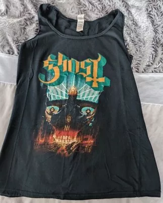Buy Ghost Vest Meliora Rare Womens T Shirt Tank Top Rock Metal Band Merch Size M • 15.95£