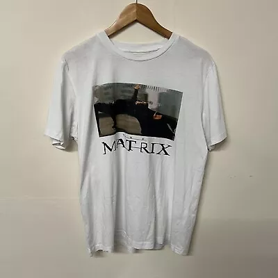Buy The Matrix Movie Graphic Mens Medium Shirt Film T-Shirt L  Warner Bros White • 17.95£