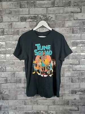 Buy Space Jam T Shirt Large Tune Squad Print Taz Bugs Daffy Short Sleeve Mens • 12£