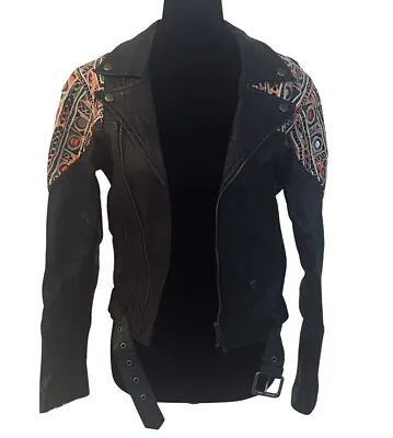 Buy Rare Spell Designs Gypsy Queen Leather Jacket Sz S/M • 855.14£