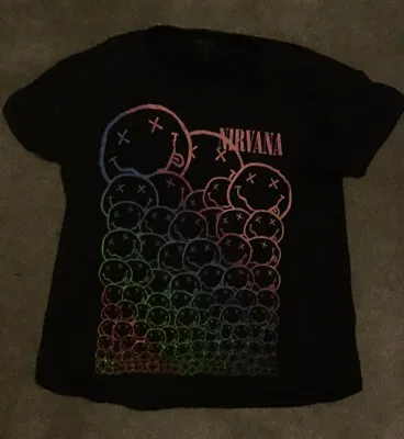 Buy Nirvana Tie Dye T-shirt Size 16 • 10£