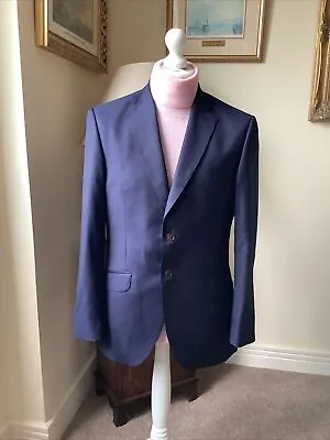 Buy Charles Tyrwhitt Blue Slim Fit Super 130’s Wool Jacket - 40R • 39.99£