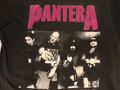 Buy Vintage Pantera Long Sleeve Shirt Rare 90’s Thrash Metal Apparel  • 200£