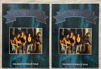 Buy Bon Jovi - The Jersey Syndicate Tour Programme X 2 - With Merch Inners • 13.99£