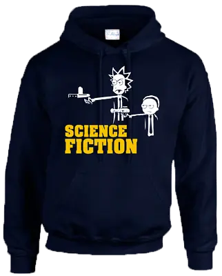 Buy Science Fiction Hoodie - Inspired By Rick Morty Pulp Fiction • 27.99£