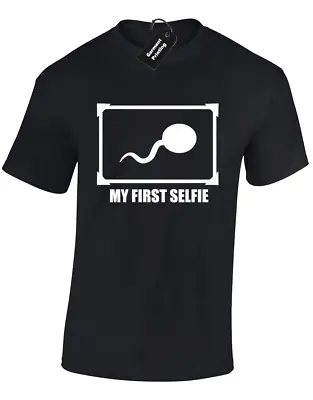 Buy My First Selfie Mens T Shirt Funny Rude Design Comedy Gift S - 5xl • 7.99£