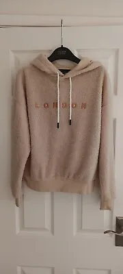 Buy Ladies New Look Teddy Beige 'London' Hoodie Sweatshirt *Size XS* *VGC* • 7.85£