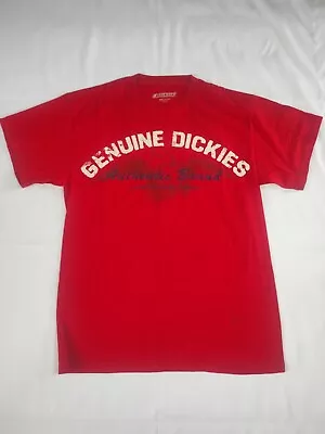 Buy Men's Dickies Short Sleeve Red Cotton Graphic T-shirt Used Size M • 0.99£