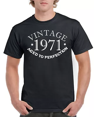 Buy 53rd Birthday Gifts Year 1971 Present Mens 53 Years Old T Shirt Vintage T-Shirt  • 8.99£