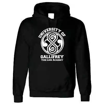 Buy University Of Gallifrey Mens Hoodie Funny Fan Retro Gift Novelty Dr Who Inspired • 14.50£