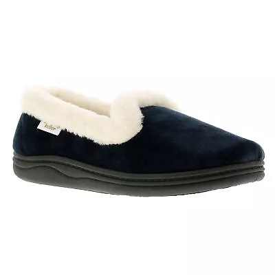 Buy Ladies Womens Slippers Orthopedic Adjustable Wide Fit Warm Lined Shoes • 14.99£