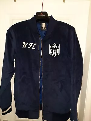 Buy NFL American Football League Blu Cord Varsity Jacket. New • 40£