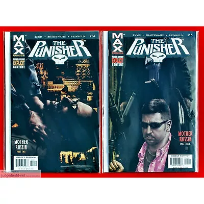 Buy Punisher # 14 15 Punisher Max    2 Marvel Max Comic Book Issues (Lot 2123 • 8.50£
