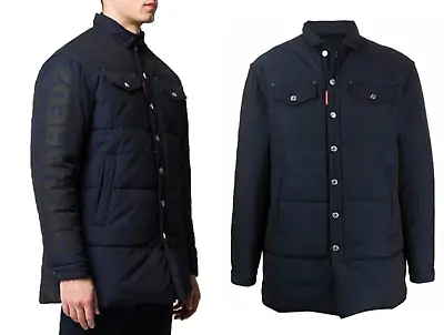 Buy DSQUARED2 Jeans Batting Logo Blouson Parka Jacket Coat Jacket Caban New M • 1,456.47£