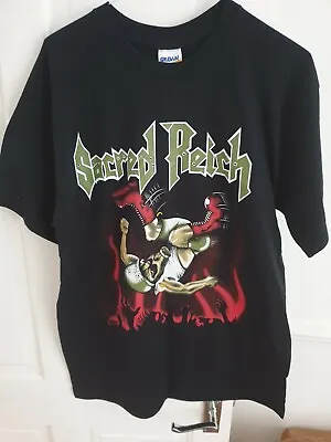 Buy Sacred Reich T-shirt Medium Mens 2009 Tour Nuclear Assault Bnwot 40-42 Bin • 8.50£
