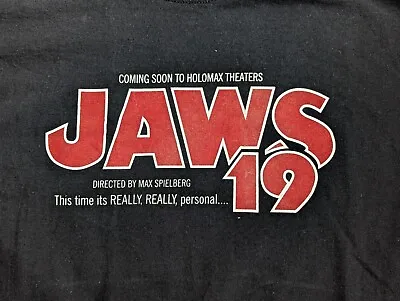 Buy Men's L Back To The Future II Jaws 19 T-Shirt Medium Black Preowned Free P&P • 9.49£