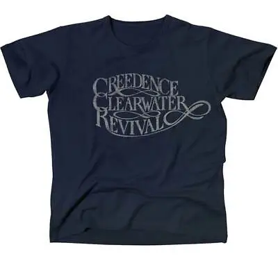 Buy Creedence Clearwater Revival CCR Distressed Logo Rock Music T Shirt PSP-CCR-1001 • 29.64£