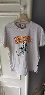 Buy Vintage Silver Surfer Marvel Comics T Shirt Mens XL White  • 19.99£