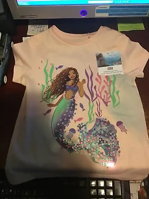 Buy Disney Arielle Little Mermaid T Shirt  Ages 2-3 Years  Birthday Christmas  Kids • 5.99£