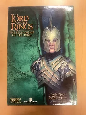 Buy WETA Lord Of The Rings High Elven Infantryman 1/4 Scale Bust Damaged • 30£