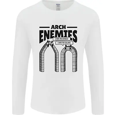 Buy Arch Enemies Funny Architect Builder Mens Long Sleeve T-Shirt • 11.99£
