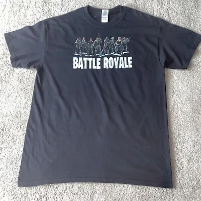 Buy Mens Black Battle Royale T-Shirt Size L Chest 42” • 4£