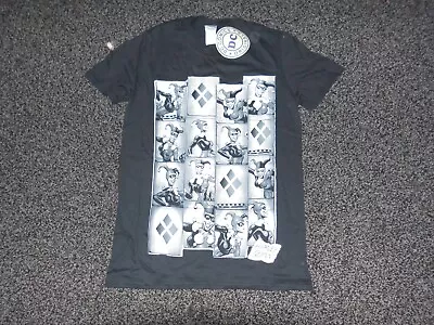 Buy DC Comics Harley Quinn Film Strip  T-Shirt Black / DC Comics Originals / Size S • 15£
